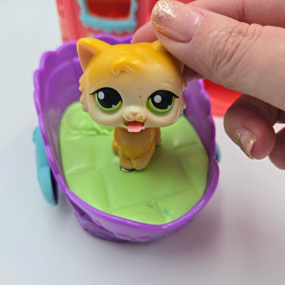 Littlest Pet Shop Get Better Center Persian Cat MM1 LPS Discolored Incomplete - Picture 4 of 12